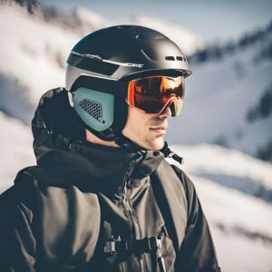 Ski helmet for young men