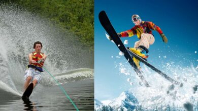 Waterskiing To Snow Skiing