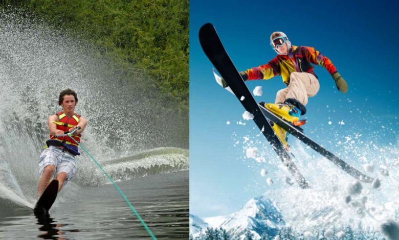 Waterskiing To Snow Skiing